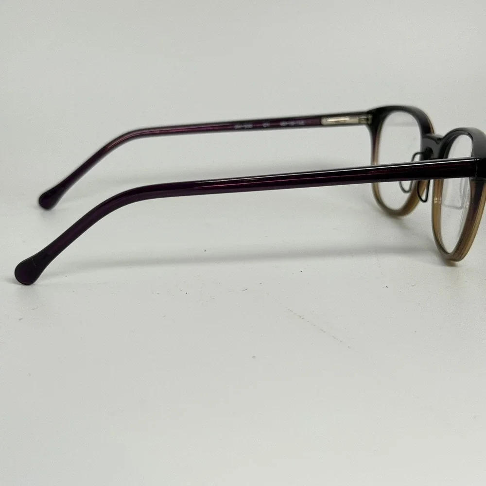 Scott Harris Europa SH-530 C1 Purple Amber Gradient Eyeglass Frames 48-19-140